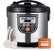 Rijstkoker met Stoomfunctie – 5L – Multicooker met 11 Programma’s – Geschikt als Rice Cooker & Slowcooker – PFAS-vrij – Zwart RVS