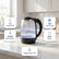 Glazen Waterkoker - Waterkoker Glas - 1,7 Liter - 1500W - RVS - 360° Draaibare Basis - Droogkookbeveiliging