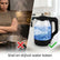 Glazen Waterkoker - Waterkoker Glas - 1,7 Liter - 1500W - RVS - 360° Draaibare Basis - Droogkookbeveiliging