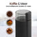 Elektrische Koffiemolen - Koffiebonen Maler - 160W - Zwart
