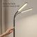 Vloerlamp - Staande Lamp - LED - Dimbaar en Kantelbaar - Geschikt voor Woonkamer - Zwart