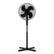 Statiefventilator - Ventilator Staand - Fluisterstil - 3 Snelheidsstanden - Vloerventilator Zwart