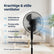 Statiefventilator - Ventilator Staand - Fluisterstil - 3 Snelheidsstanden - Vloerventilator Zwart