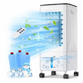 3-in-1 Slimme Draagbare Aircooler – Ventilator, Koeler & Luchtbevochtiger in één!