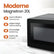 Magnetron – 20L – 1100W – 8 automatische kookprogramma's – 5 vermogensstanden – Digitale timer – Draaiplateau Ø255 mm – Zwart