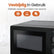Magnetron – 20L – 1100W – 8 automatische kookprogramma's – 5 vermogensstanden – Digitale timer – Draaiplateau Ø255 mm – Zwart
