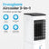 3-in-1 Slimme Draagbare Aircooler – Ventilator, Koeler & Luchtbevochtiger in één!