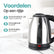 Elektrische Waterkoker RVS 1.8L – 1850W – Automatische Uitschakeling & Droogkookbeveiliging