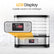 Voedseldroger – 400W Droogautomaat met 5 Lagen (10L) – RVS Droogmachine met LCD Display, 24u Timer & Temperatuurregeling (35–70°C) – Inclusief Accessoires