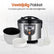 Rijstkoker met Stoomfunctie – 5L – Multicooker met 11 Programma’s – Geschikt als Rice Cooker & Slowcooker – PFAS-vrij – Zwart RVS