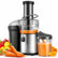 Sapcentrifuge voor Groenten & Fruit – 2 Snelheden – Grote Vulopening – Juicer met Pulpcontainer – 500W