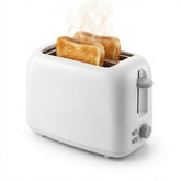 Broodrooster – 600W – 2 Extra Brede Sleuven – 6 Warmtestanden – PFAS- en BPA-vrij – Wit