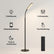 Vloerlamp - Staande Lamp - LED - Dimbaar en Kantelbaar - Geschikt voor Woonkamer - Zwart