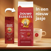 Douwe Egberts Aroma Rood koffiebonen productfoto 2
