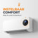 2-in-1 Ventilator en Verwarming 2000W – Wandgemonteerde Ventilatorkachel met Timer, Thermostaat en Afstandsbediening – Energiezuinig model