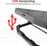Universele Laptop Cooler met 4 krachtige ventilatoren - Verstelbaar - Tot 17 inch - Laptop standaard - Cooling pad