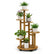 Plantenrek 6 Etages met Wielen – Houten Bloemenstandaard voor 7 Planten – Verrijdbaar & Ruimtebesparend
