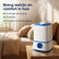 Luchtbevochtiger 3,5L - Humidifier voor Woonkamer en Slaapkamer - Fluisterstil - Hygrometer - Aroma - 4 Standen - 40 m²