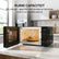 Magnetron 20L - Solo Magnetron 1100W Zwart - 6 Automatische Programma's - Ontdooifunctie - Kinderbeveiliging - LED Display - Draaiplateau