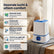 Luchtbevochtiger 3,5L - Humidifier voor Woonkamer en Slaapkamer - Fluisterstil - Hygrometer - Aroma - 4 Standen - 40 m²