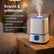 Luchtbevochtiger 3,5L - Humidifier voor Woonkamer en Slaapkamer - Fluisterstil - Hygrometer - Aroma - 4 Standen - 40 m²