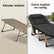 Ligstoel Tuin - Verstelbare Tuinstoel Opvouwbaar - Ligbed met 5 Standen - Ergonomische Hoofdsteun - 150 kg