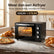 Vrijstaande Oven - 20 Liter - 1280W - Heteluchtoven - Instelbare Temperatuur 100-230°C - Timer 60 min - Dubbel Glas