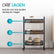 Keukentrolley op Wieltjes – 3 Laags – Metaal – Zwart – Kitchen Organizer – Met Haken – Verrijdbaar & Stevig