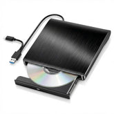Externe CD/DVD Speler - USB 3.0 & Type-C - Draagbaar - CD/DVD Lezer en Schrijver